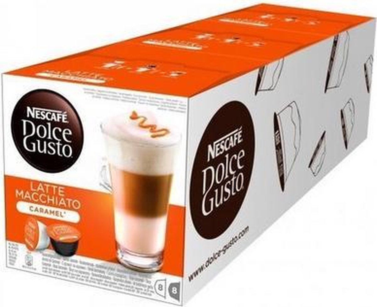 Dolce Gusto Latte Macchiato Caramel - multipak 10 x 16 capsules | bol.com
