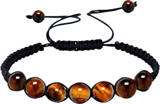 Fako Bijoux® - Buddha Armband - Tijgeroog - Classic