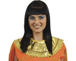 Cleopatra pruik zwart