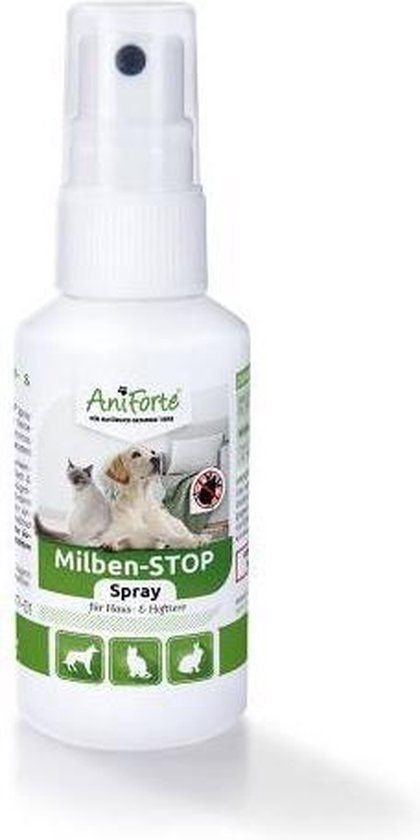 Mijten-Stop Spray voor honden en katten 100 ml. | bol.com