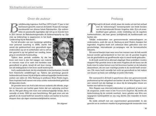Open boekpagina's met tekst en een portretfoto van een man. Links: 'Over de auteur'. Rechts: 'Proloog'.