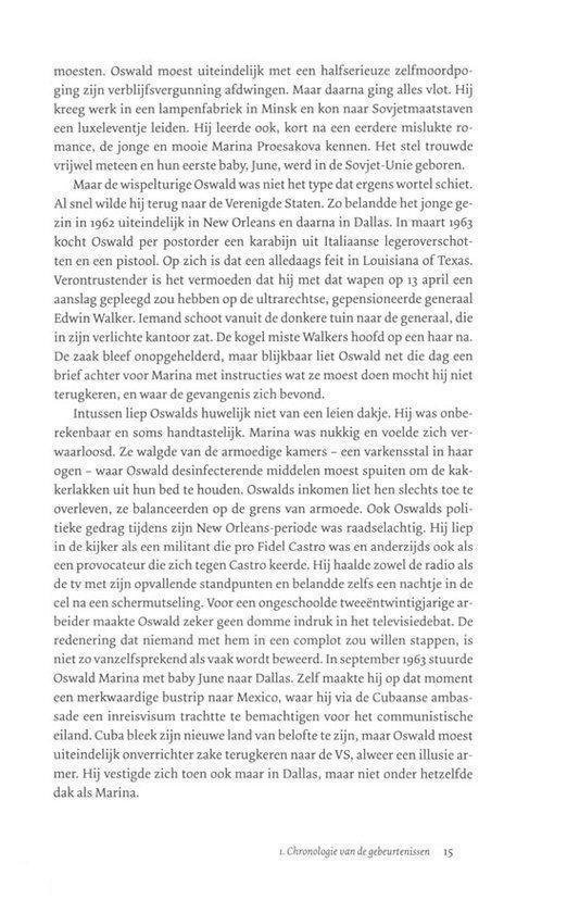 Tekstpagina met een Nederlandse biografie van JFK.