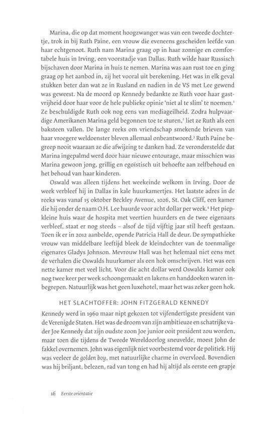 Tekstpagina met een Nederlandse biografie van JFK.