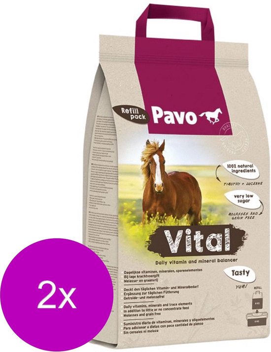 Pavo Vital Navulzak Emmer - Voedingssupplement - 2 x 8 kg