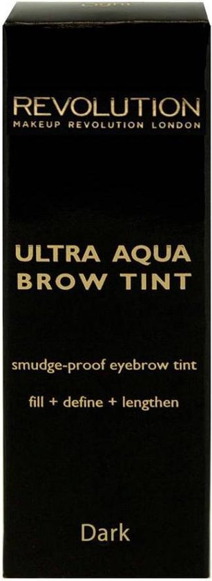 Makeup Revolution Ultra Aqua Brow Tint - Dark - Wenkbrauw Tint - Donker