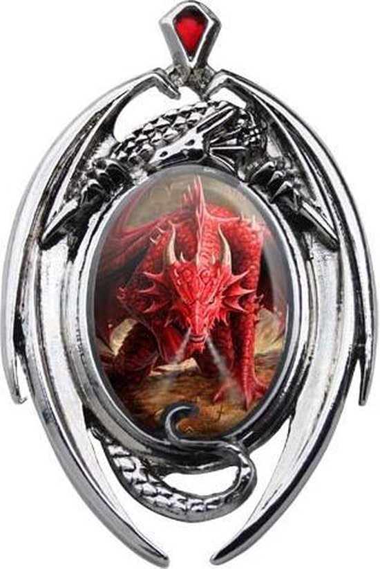 Anne Stokes Cameo Pendant Dragons Liar