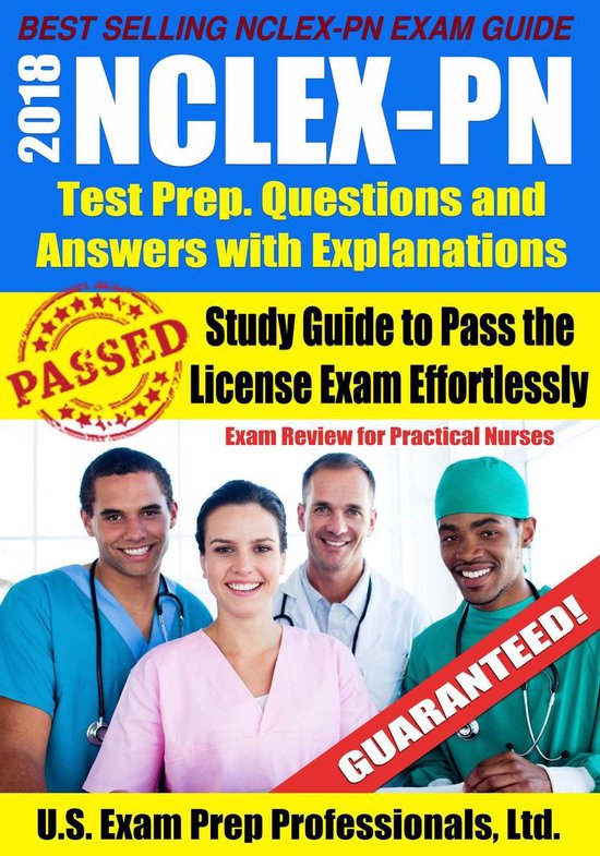 2018 NCLEX-PN Test Prep. Questions and Answers with Explanat ... - cover