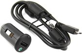 Sony Ericsson Autolader AN-400 + MicroUSB kabel - zwart