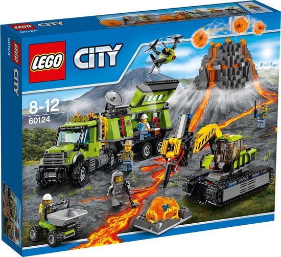 Grens Roos Forensische geneeskunde LEGO City Vulkaan Onderzoeksbasis - 60124 | bol.com