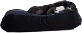 Dog's Companion - Hondenkussen / Hondenbed Zwart Ribcord - M - 90x70cm