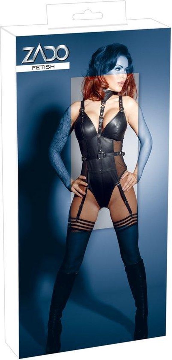 Goedkoopste Zado leren body met riemen