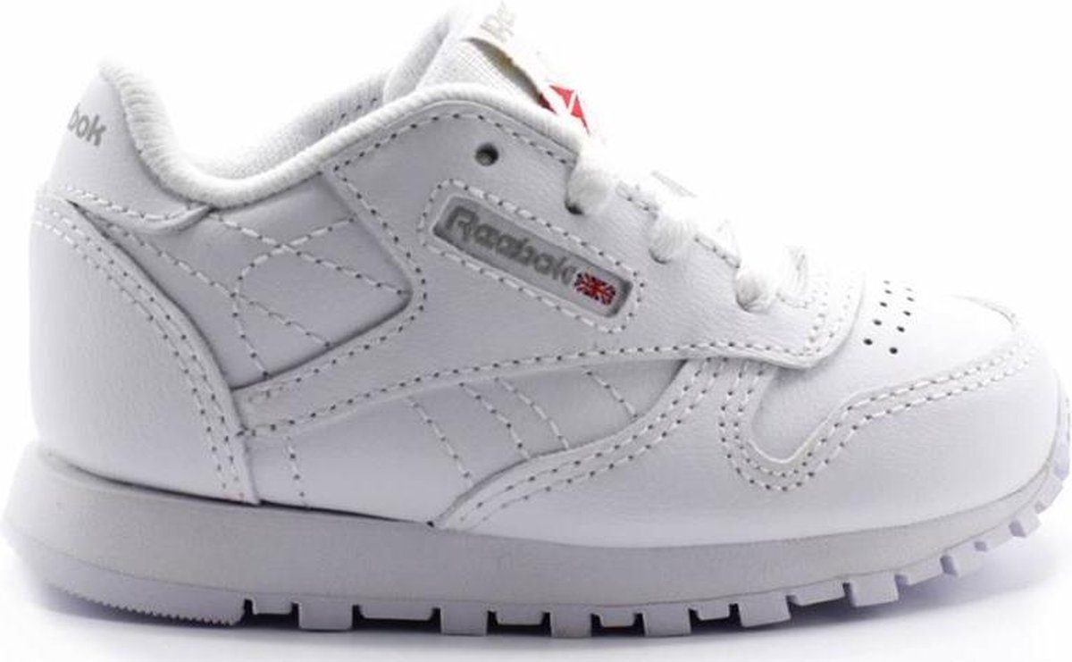 Reebok Classic Leather Sportschoenen - Maat 24 - Unisex - wit | bol.com