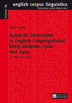 English Corpus Linguistics 14 - Syntactic Dislocation in English Congregational Song between 1500 and 1900