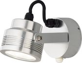 Konstsmide - Monza LED 6x1W wandspot zwenkb 19cm bwm 230V 3000K - zilver