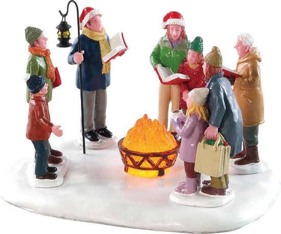 Lemax - 'Toasty Caroling' - Verlicht figuur - Exclusief adapter (werkt ook op batterijen)