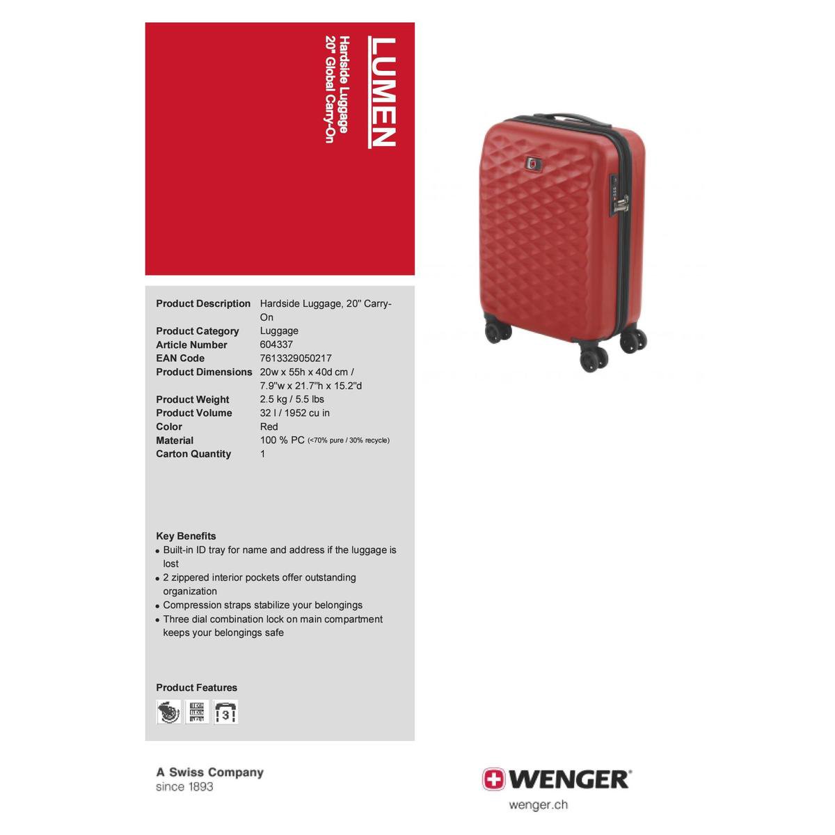 wenger cabin trolley