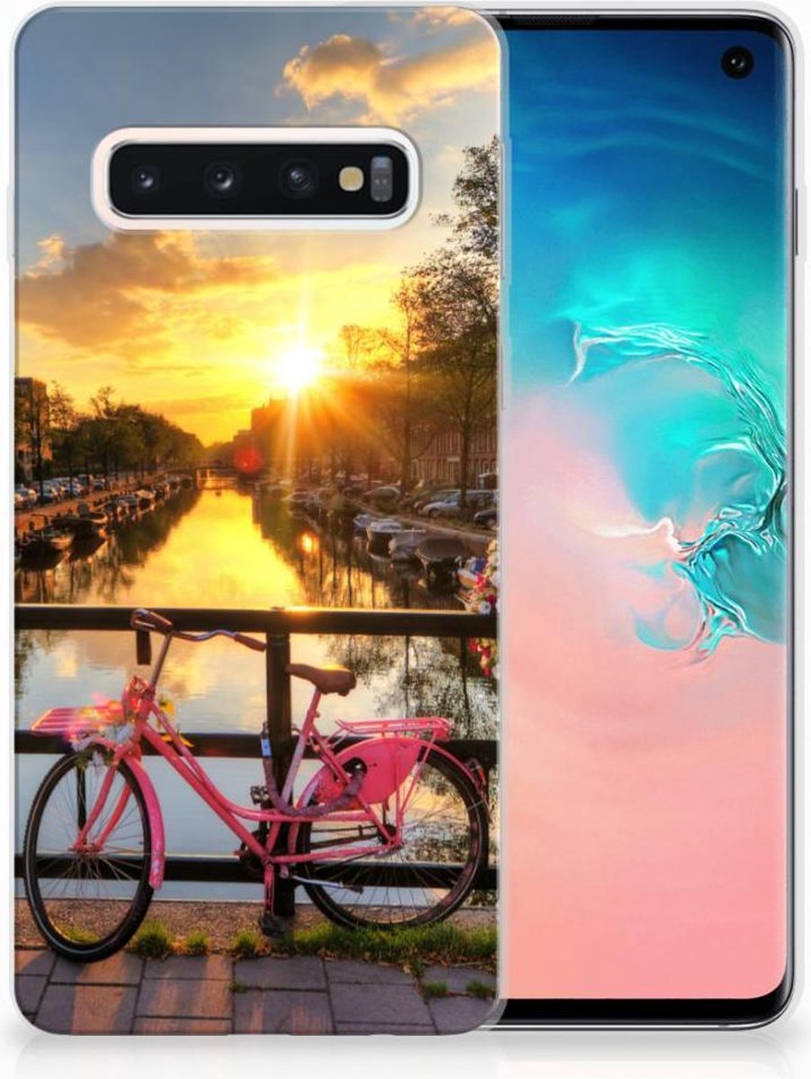 Samsung Galaxy S10 Siliconen Back Cover Amsterdamse Grachten