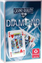 Bridge Diamond Speelkaarten - Engelse voorkanten - Blauw / Rood - Casino Kwaliteit