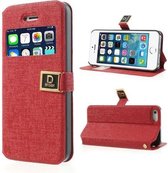 Kijkvenster case iphone 5 rood