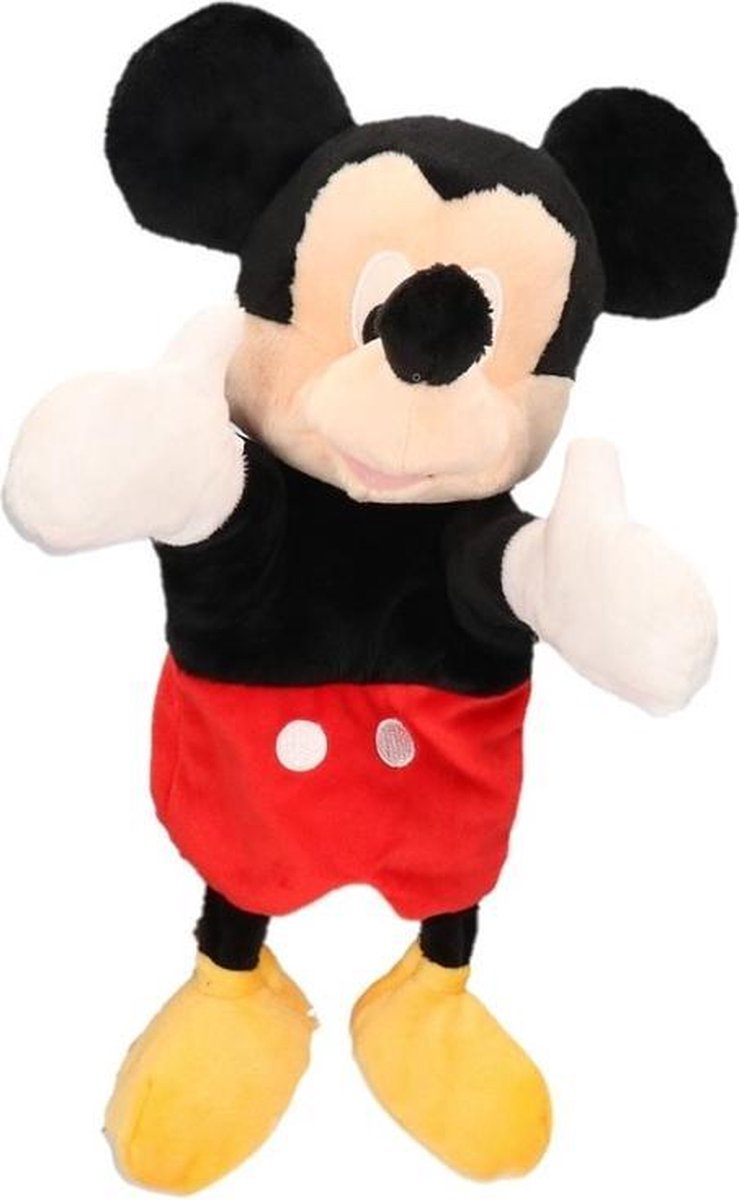 Specialiteit Beneden afronden verwarring Disney pluche handpop Mickey Mouse 25 cm | bol.com