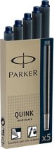 Parker S0881420 inktpatronen - Penvulling - Blauw/zwart - 2 x 5 stuks