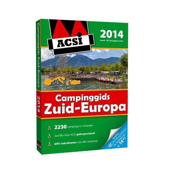 Cover van het boek 'ACSI Campinggids Zuid-Europa 2014'
