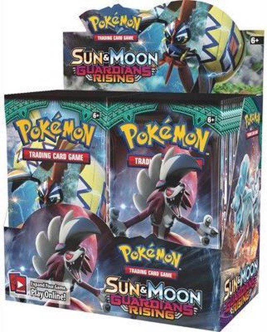 36 Pakjes Pokemon Kaarten Sun & Moon Guardians Rising Boosterbox