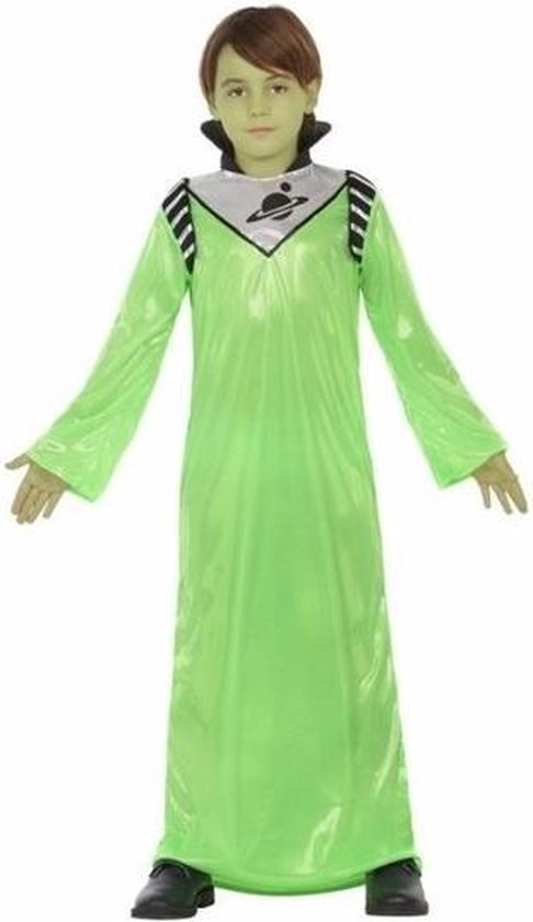 Halloween - Alien Zharor kostuum / verkleedpak voor jongens 140