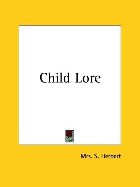 Child Lore (1925) - cover