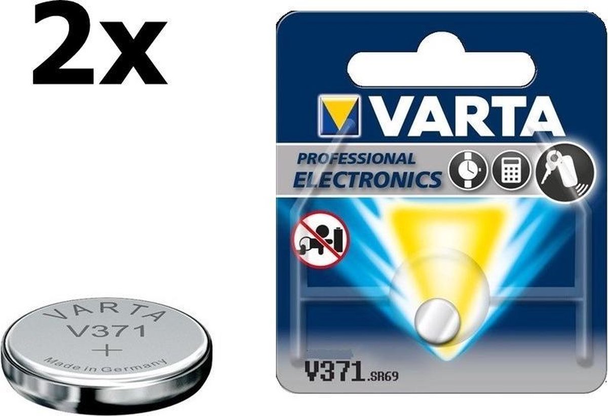 VARTA - Pile bouton pour montre : V377 SR66 SR626SW Oxyde d'Argent