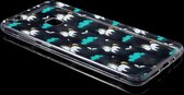 Shop4 - Huawei P10 Lite Hoesje - Zachte Back Case Kleine Unicorns Transparant
