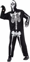 Halloween - Horror skelet kostuum voor volwassenen One size (S-XL)