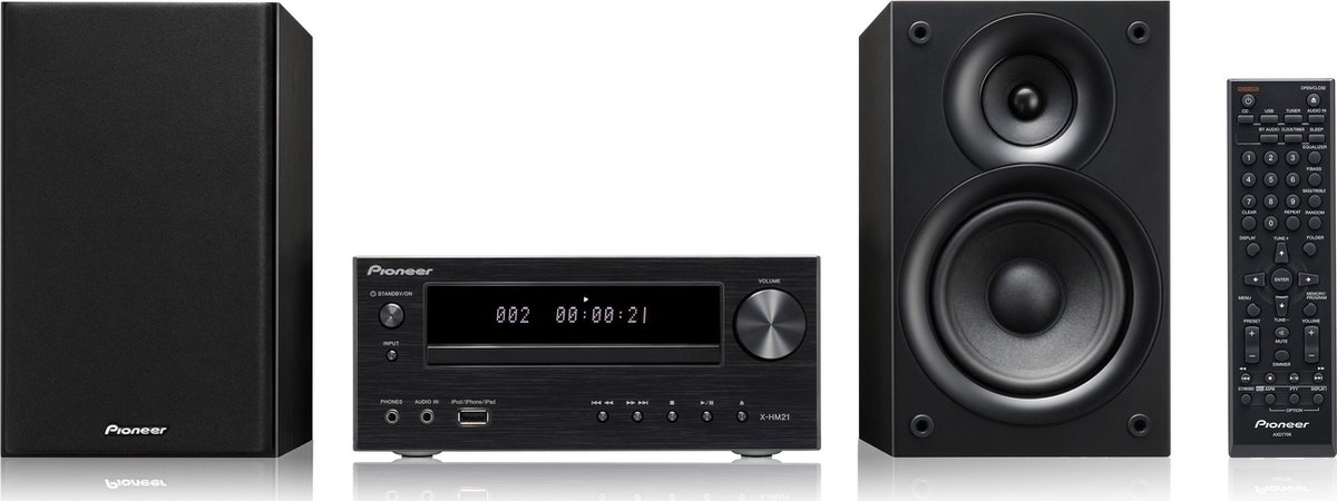 Pioneer X-HM21 オーディオシステム Pioneer X-HM21 Home audio-minisysteem Zwart 30 W | bol
