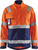 Blaklader Jack High Vis 4064-1811 - High Vis Oranje/Marineblauw - XXL