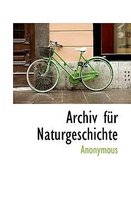 Archiv Fur Naturgeschichte