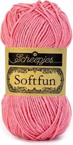 Scheepjes Softfun 2514 Donkerroze. PAK MET 7 BOLLEN a 50 GRAM. KL.NUM. 16309.