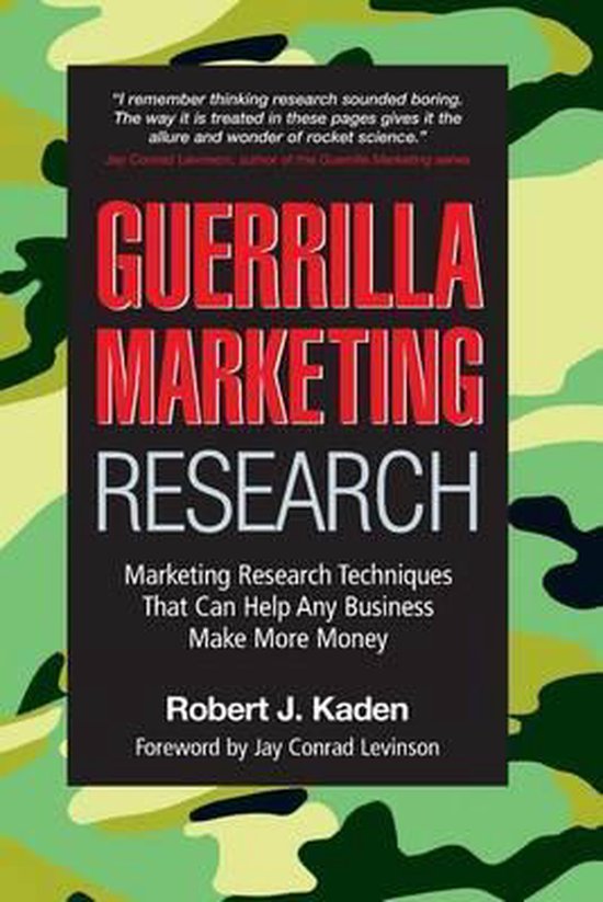 Guerrilla Marketing Research - cover
