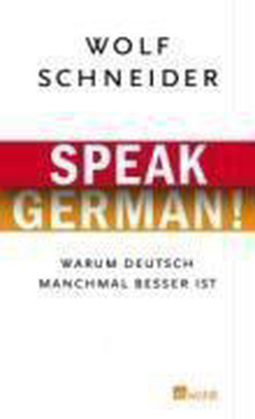 Speak German! | Wolf Schneider - cover