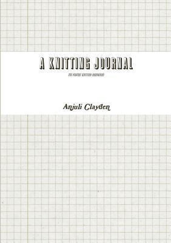 A Knitting Journal