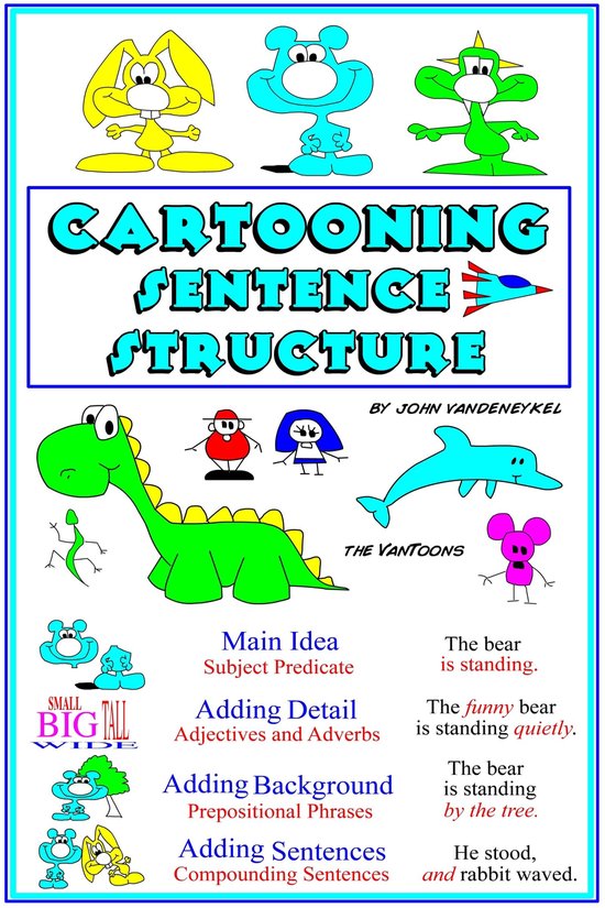 Grammar and Cartooning 2 - Cartooning Sentence Structure - cover