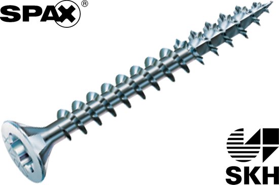 Spax Spaanplaatschroef Verzinkt Torx 4.0 x 50 mm - 200 stuks