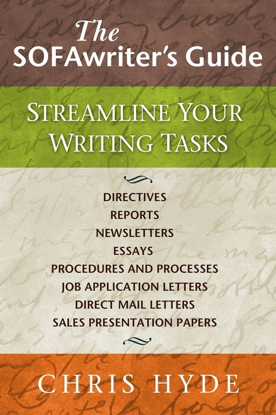 The SOFAwriter’s Guide: Streamline Your Writing Tasks - cover