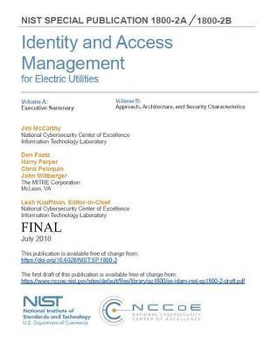 Identity and Access Management for Electric Utilities NIST S ... - cover