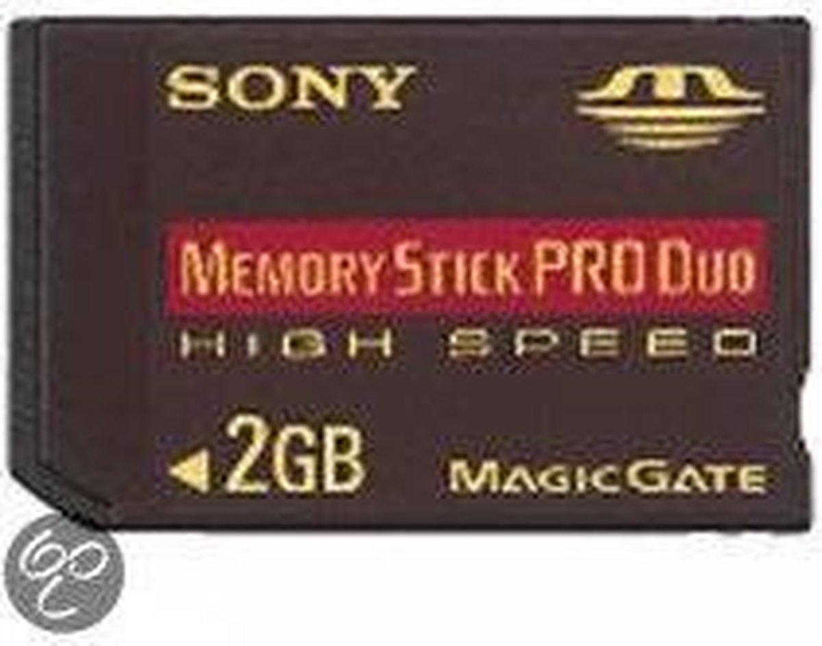 Sony Memory Stick PRO DUO 2GB 2GB MS flashgeheugen | bol