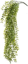 Kunstplant groene ficus hangplant/tak 80 cm UV bestendig