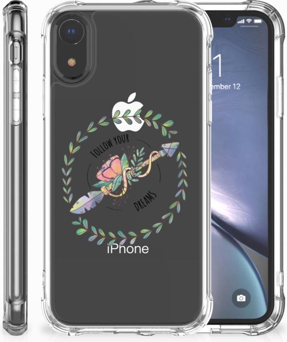 Apple iPhone Xr Stevig Bumper Hoesje Boho Dreams