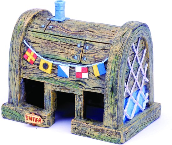 Nickelodeon Decor Spongebob Krusty Krab 7,5 cm Multicolore