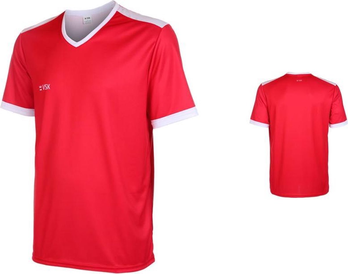 VSK Fly Voetbalshirt Blanco Rood-Wit-S