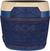 Marley Chant Mini Draadloze bluetooth speaker - duurzaam - 6 uur afspeeltijd - handige karabijnhaak om aan je tas te hangen - blauw