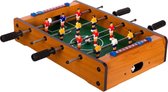 GAMES PLANET Mini Voetbaltafel - Incl. Accessoires - 51 x 31 x 8 cm - Lichte Houtlook